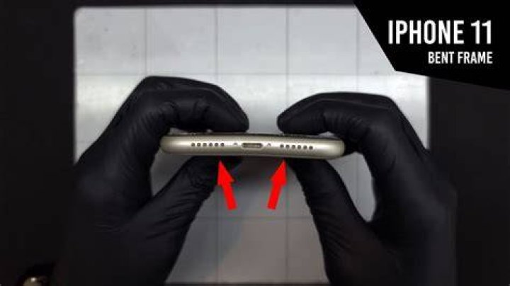 Can a slightly bent iPhone be fixed?