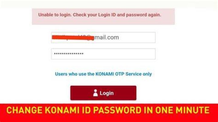 Can you change your Konami ID?