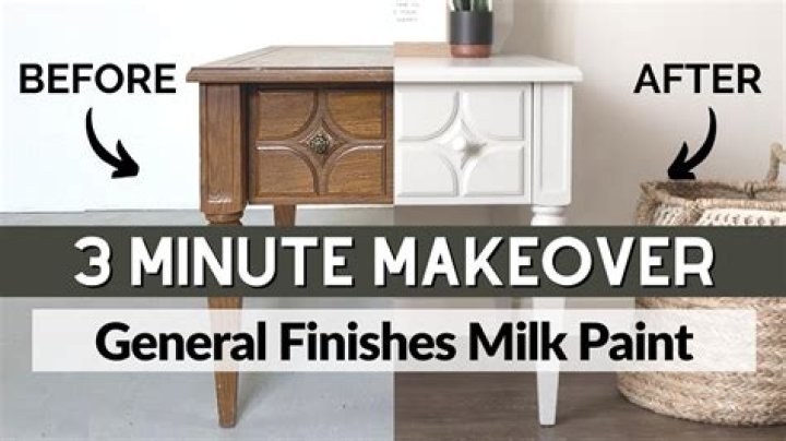 Can you use General Finishes Milk Paint on laminate?
