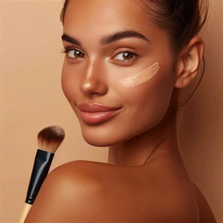 Do you wet a foundation brush before using it?