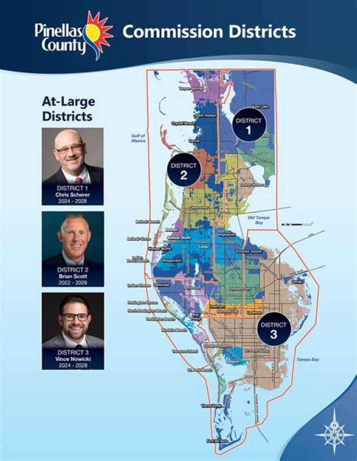 How do I contact Pinellas County Commissioners?