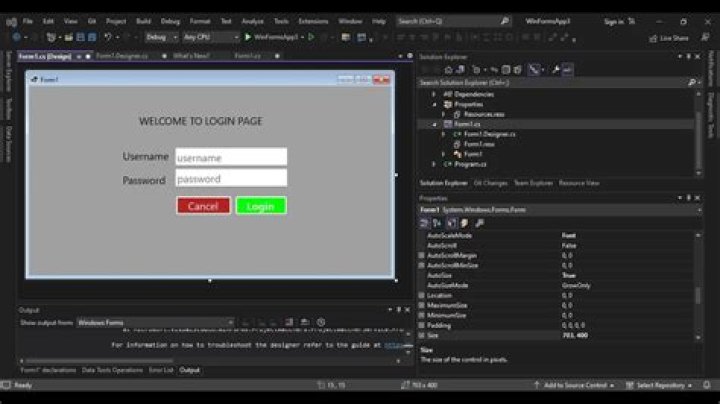 How do I use Windows Form Designer?