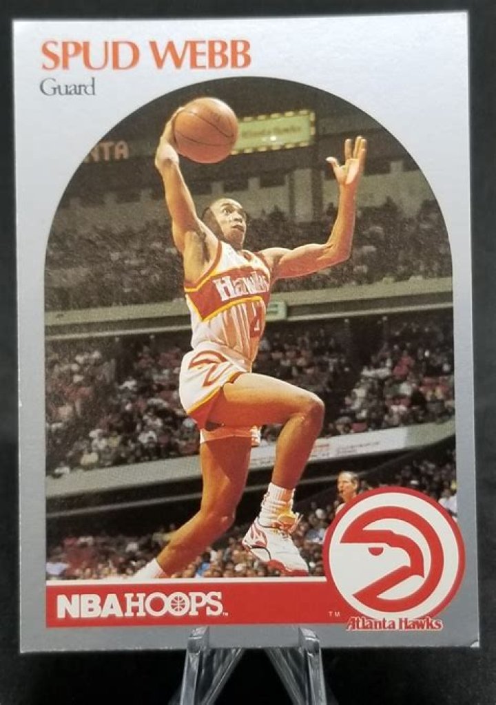 How much is a Spud Webb basketball card worth?