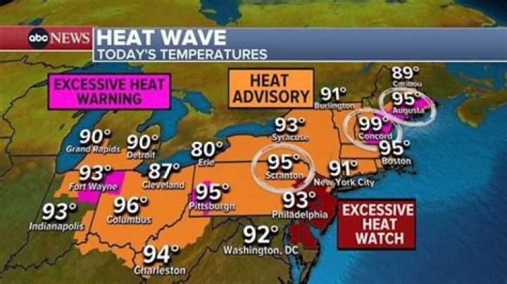 What is a Level 2 heatwave?