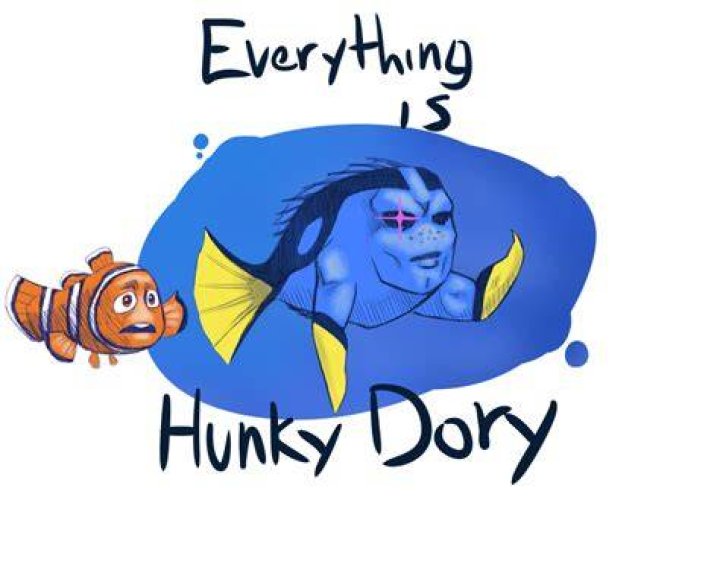 What is hunky dory?