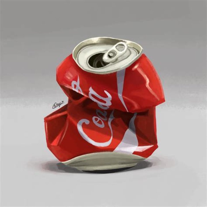 Why didn't the empty soda can crush before it was heated?